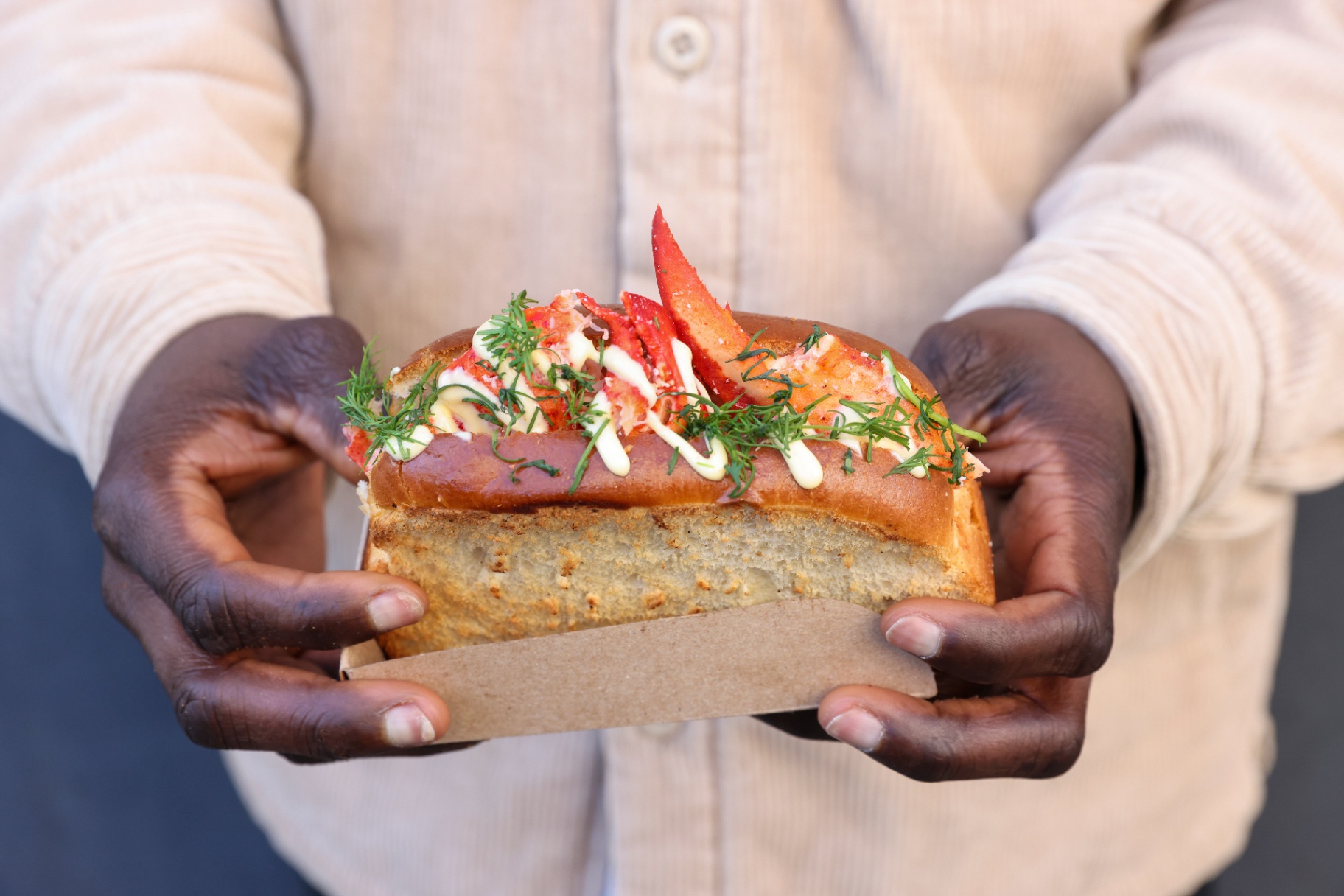 Signature lobster brioche roll
